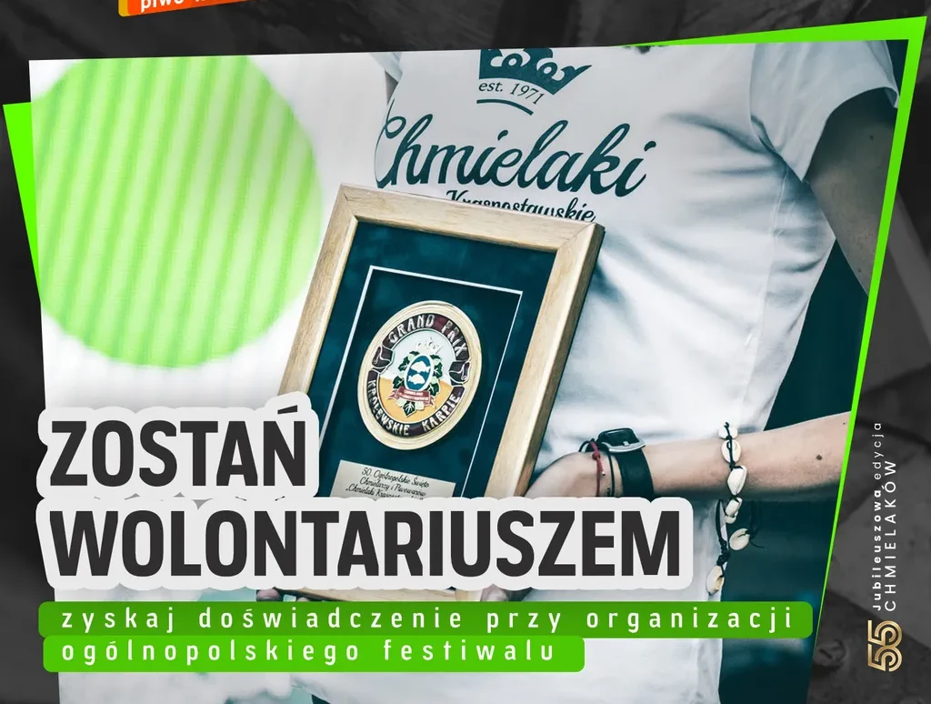 Zostań wolontariuszem Chmielaków 2026